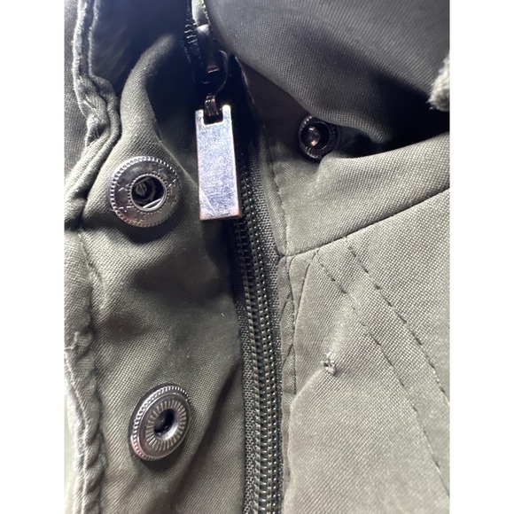 White‎ Stag Jacket Womens 1X 16W Green Quilted Hooded Zip Front Removable Hood - Picture 12 of 16